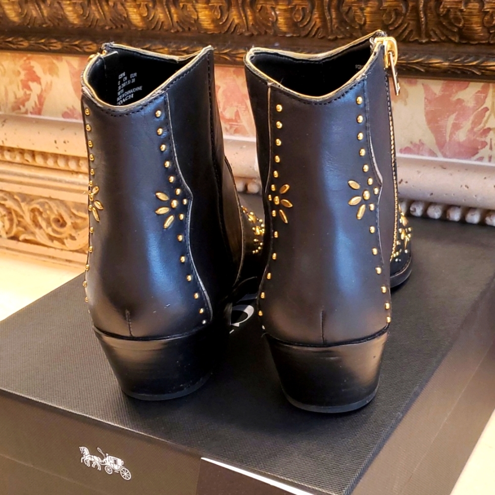 Coach Black booties - Picture 3 of 5